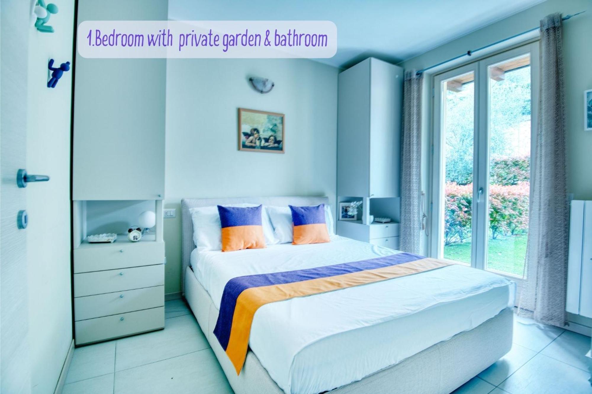 Panorama View, Pool & Garden, 2 Bathrooms, Kingsize & Single-beds, Fast Internet * Toscolano Maderno